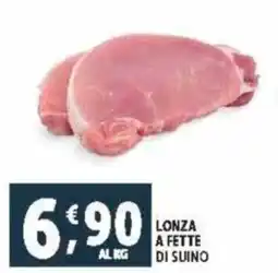 Deco Supermercati Lonza a fette di Suino offerta