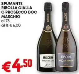 Pam Spumante ribolla gialla o prosecco doc maschio offerta