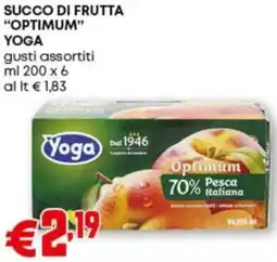 Pam Succo di frutta "optimum" YOGA offerta