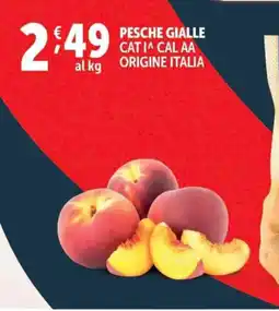 Deco Supermercati Pesche gialle offerta