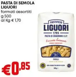 Pam Pasta di semola liguori offerta