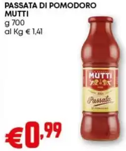 Pam Passata di pomodoro MUTTI offerta