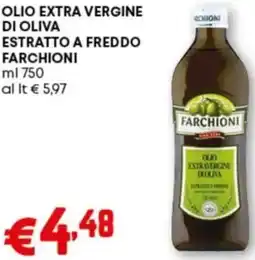 Pam Olio extra vergine di oliva estratto a freddo FARCHIONI offerta