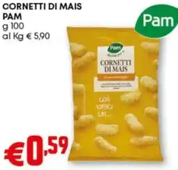 Pam Cornetti di mais pam offerta
