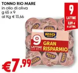 Pam Tonno rio mare offerta