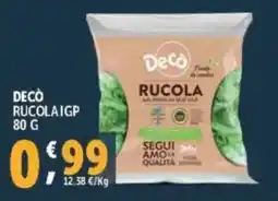 Deco Supermercati Decò rucolaigp offerta