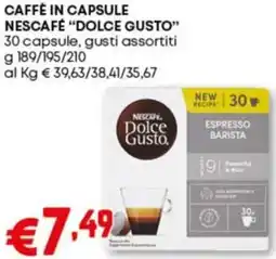 Pam Caffè in capsule nescafé "dolce gusto" offerta