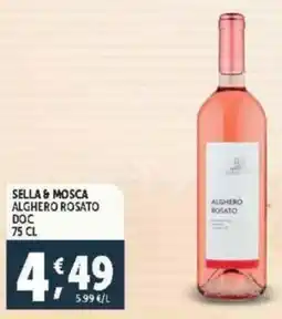 Deco Supermercati Sella & mosca alghero rosato DOC offerta
