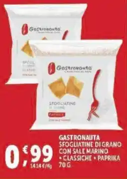 Deco Supermercati Gastronauta sfogliatine di grano con sale marino offerta