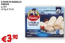 Pam 5 fiori di nasello FINDUS offerta