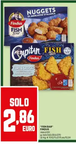 Pam Fish bar FINDUS offerta