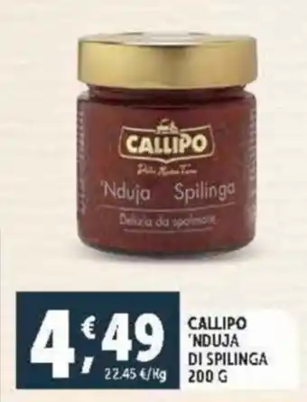 Deco Supermercati Callipo 'nduja di spilinga offerta