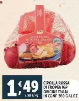 Deco Supermercati Cipolla rossa di tropea igp origine italia offerta