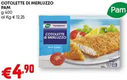 Pam Cotolette di merluzzo PAM offerta