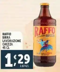 Deco Supermercati Raffo birra lavorazione grezza offerta