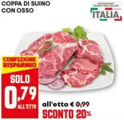 Pam Coppa di suino con osso offerta