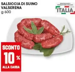 Pam Salsiccia di suino valserena offerta