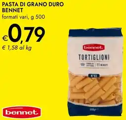 Bennet Pasta di grano duro BENNET offerta