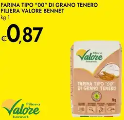 Bennet Farina tipo "00" di grano tenero FILIERA VALORE BENNET offerta