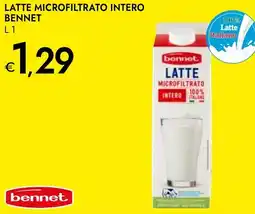 Bennet Latte microfiltrato intero BENNET offerta