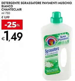 Bennet Detergente sgrassatore pavimenti muschio bianco CHANTECLAIR offerta