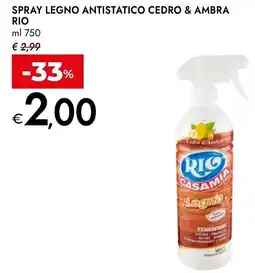Bennet Spray legno antistatico cedro & ambra RIO offerta