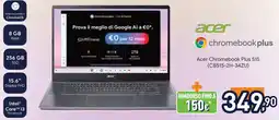 Unieuro Acer Chromebook Plus 515 offerta