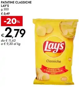 Bennet Patatine classiche LAY'S offerta