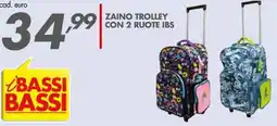 Italmark Zaino trolley con 2 ruote IBS offerta