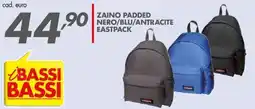 Italmark Zaino padded nero/blu/antracite eastpack offerta