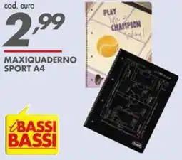 Italmark Maxiquaderno sport A4 offerta
