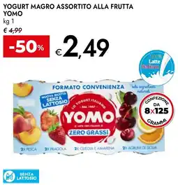 Bennet Yogurt magro assortito alla frutta YOMO offerta