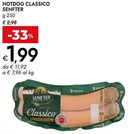 Bennet Hotdog classico SENFTER offerta