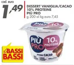 Italmark Dessert vaniglia/cacao proteine PIÙ PRO offerta