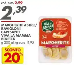 Italmark Margherite astice/ ravioloni capesante viva la mamma BERETTA offerta