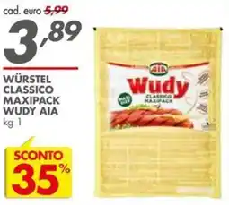 Italmark Würstel classico maxipack wudy AIA offerta