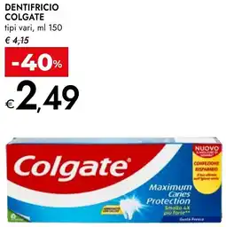 Bennet Dentifricio colgate offerta