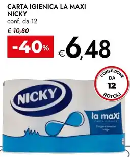Bennet Carta igienica la maxi NICKY offerta