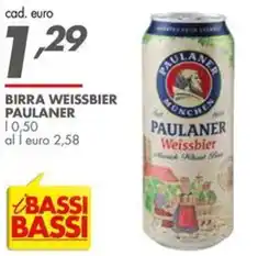 Italmark Birra weissbier PAULANER offerta