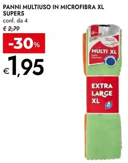 Bennet Panni multiuso in microfibra xl SUPER5 offerta