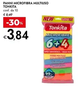 Bennet Panni microfibra multiuso TONKITA offerta