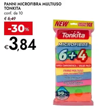 Bennet Panni microfibra multiuso TONKITA offerta