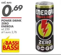 Italmark Power drink zero ENERGIA offerta