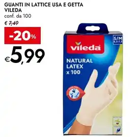 Bennet Guanti in lattice usa e getta VILEDA offerta