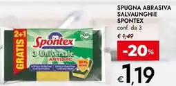 Bennet Spugna abrasiva salvaunghie SPONTEX offerta