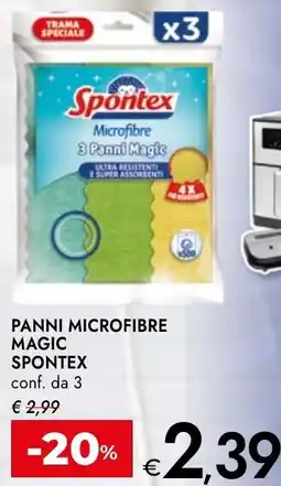 Bennet Panni microfibre magic SPONTEX offerta