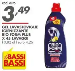Italmark Gel lavastoviglie igienizzante BIO FORM PLUS offerta