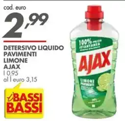 Italmark Detersivo liquido pavimenti limone AJAX offerta
