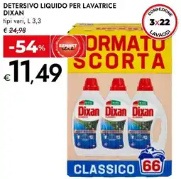 Bennet Detersivo liquido per lavatrice DIXAN offerta