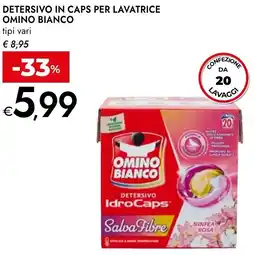 Bennet Detersivo in caps per lavatrice OMINO BIANCO offerta